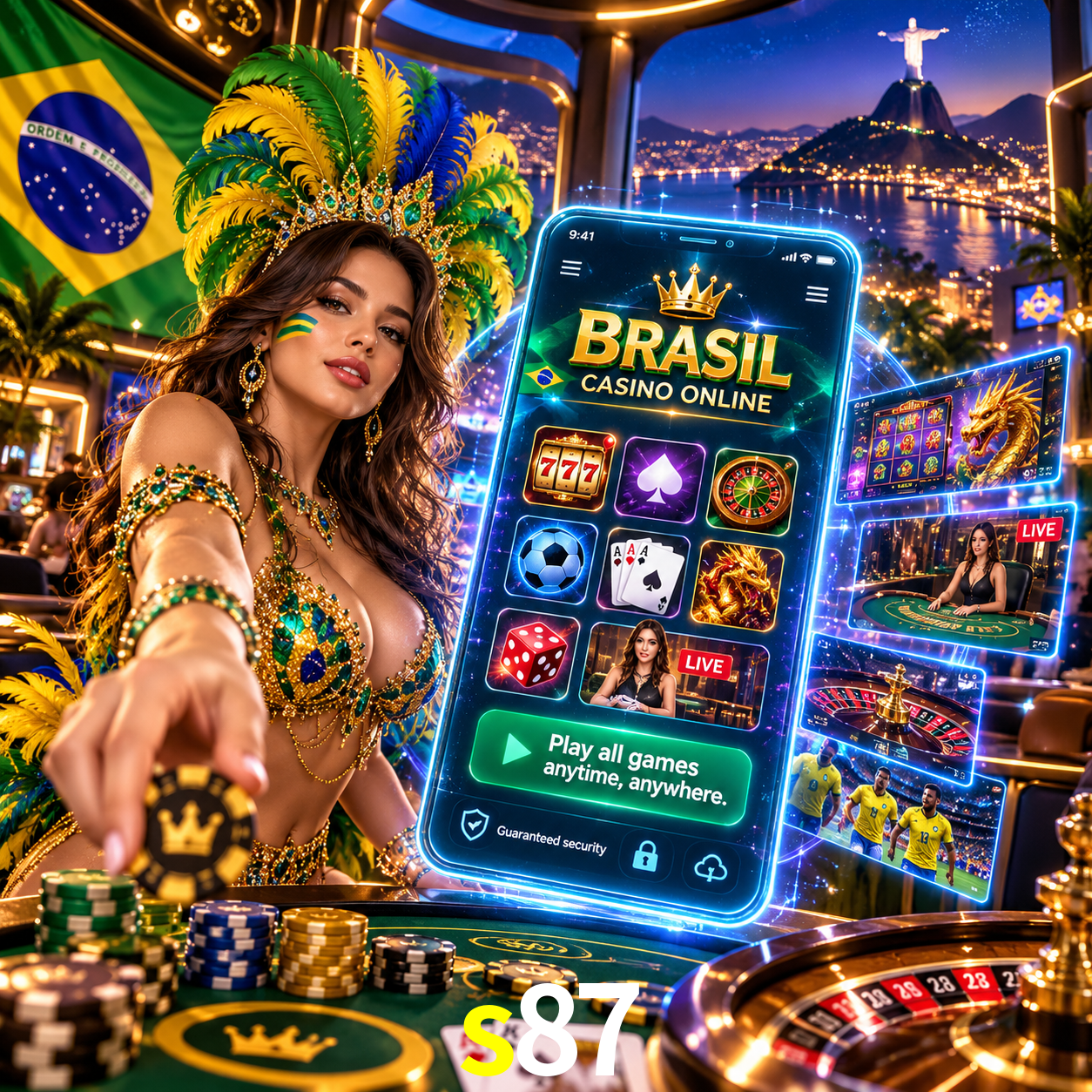 Experimente o Login Seguro Premium no s87